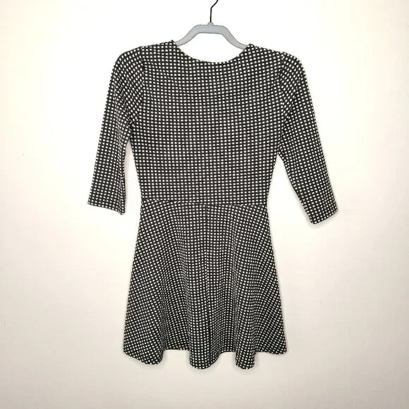 Anthropologie Little Closet Checkered Cottagecore Boho Prairie Mini Dress M - Picture 3 of 9